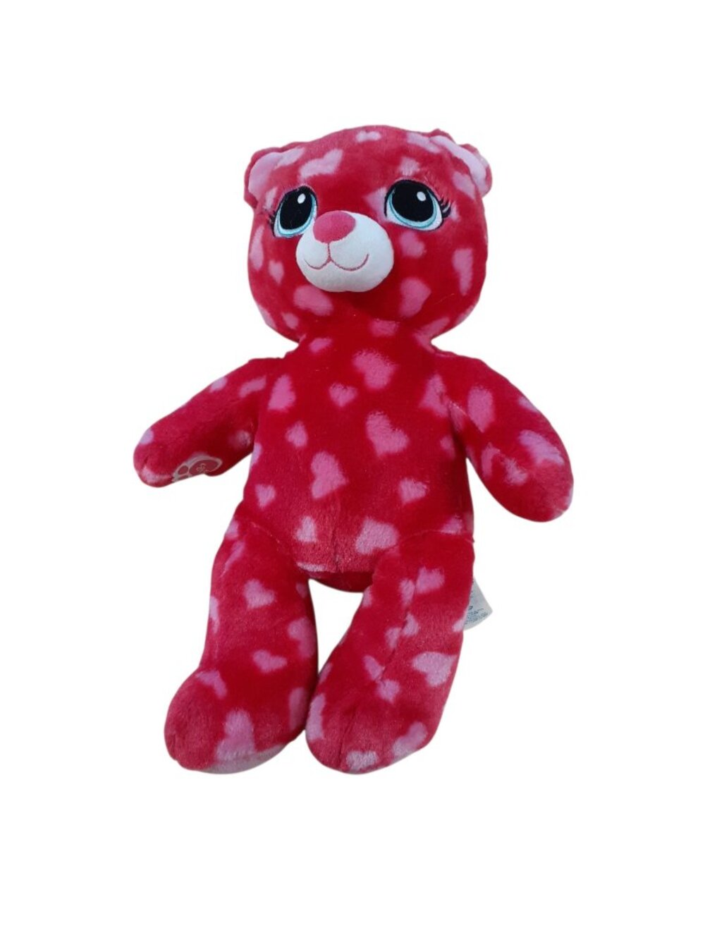 Build-A-Bear Workshop 2015 Sweet Hugs Bear Embroidered Valentine Plush Toys 16"